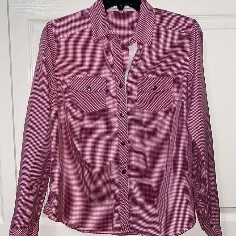 💜 kut from the Kloth Checked Button Up Shirt - Picture 3 of 9